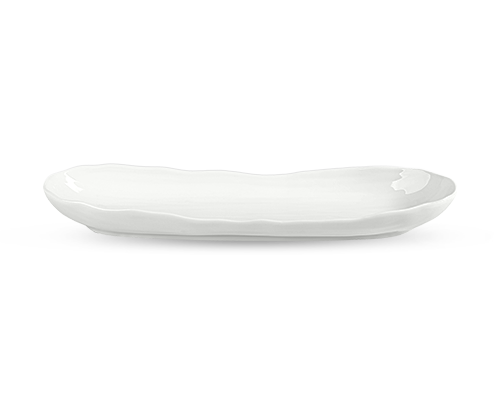 Irregular-textured Oblong Plate