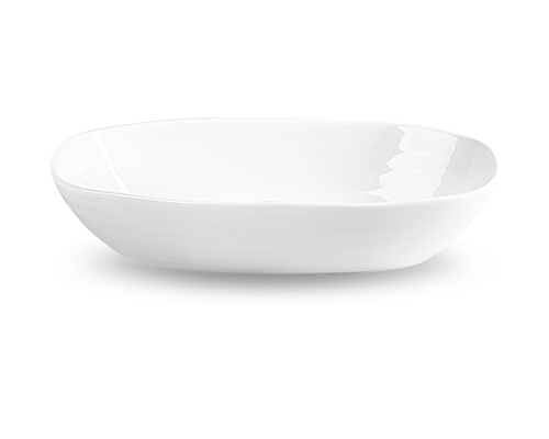 Irregular-textured Boat-shaped Bowl