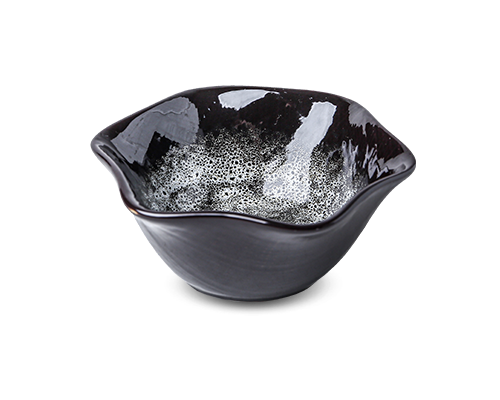 Cloth-textured Embossed Petal Bowl