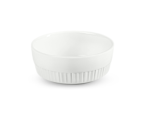 Curtain-textured Embossed Wall Bowl