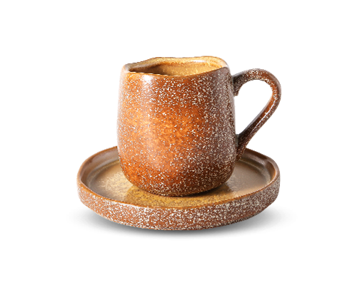 Wave Cup & Wall Saucer
