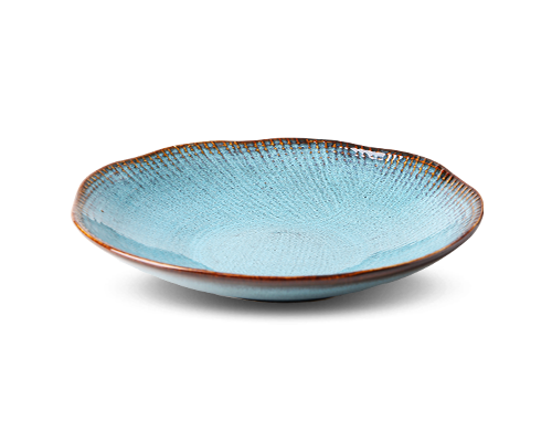 Linen-textured Embossed Deep Plate