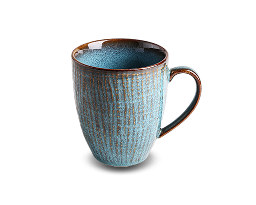 Linen-textured Embossed Mug