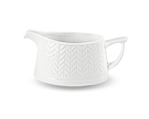 Wheat Embossed Gravy Boat