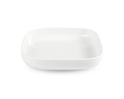 Flat-bottom Rounded Square Plate