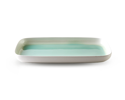 Flat-bottom Rounded Rectangular Plate